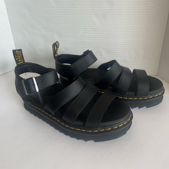 Dr. Martens AirWair Blaire
Athena Leather Strap Sandals Black Size 8 - Picture 3 of 12